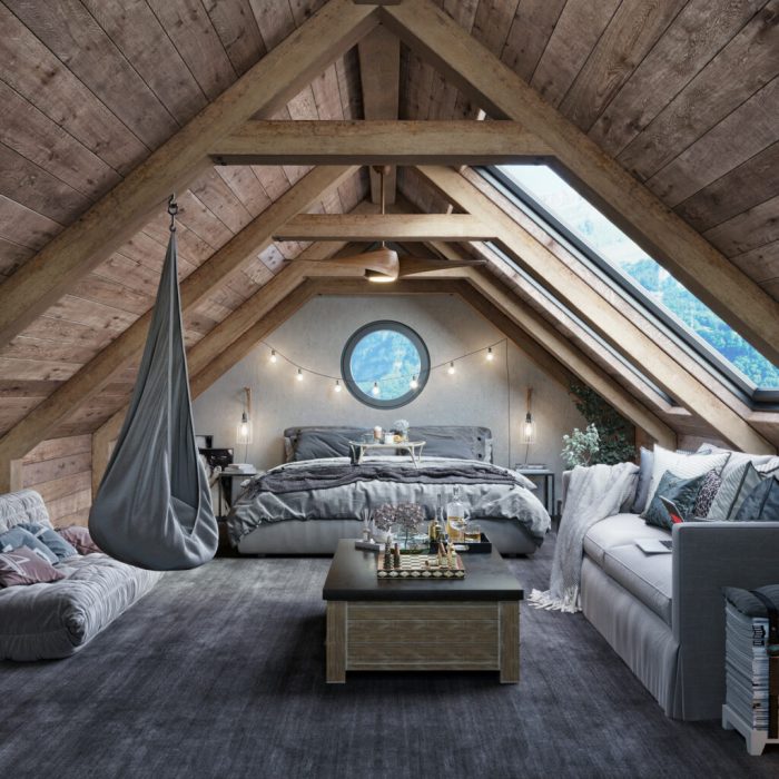 Attic bedroom design ideas