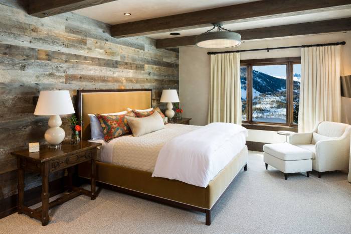 Rustic bedroom interior modern resist able designs beautiful mountain won wont whitefish montana