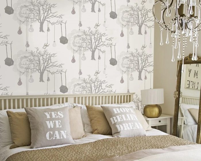 Bedrooms wallpaper ideas wallpapered beautiful