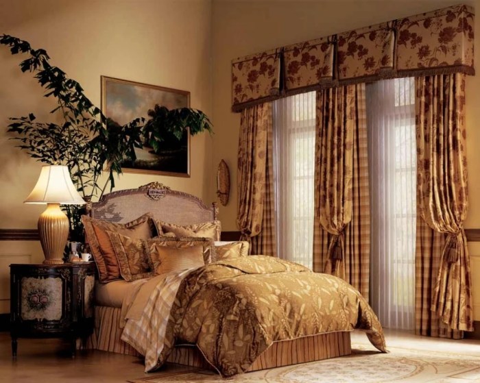 Bedroom curtain design ideas