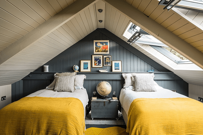 Small attic bedroom design ideas