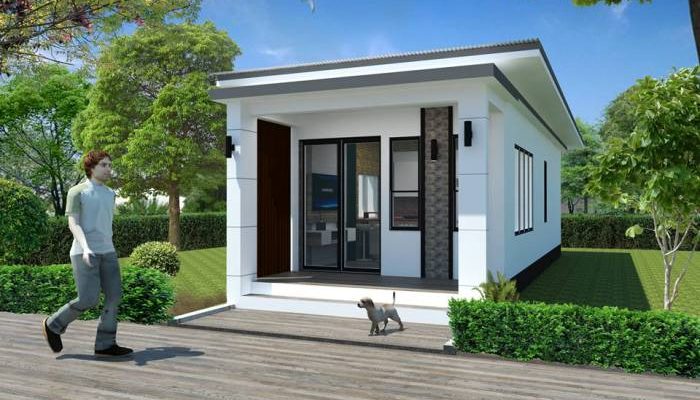 Modern one bedroom house design