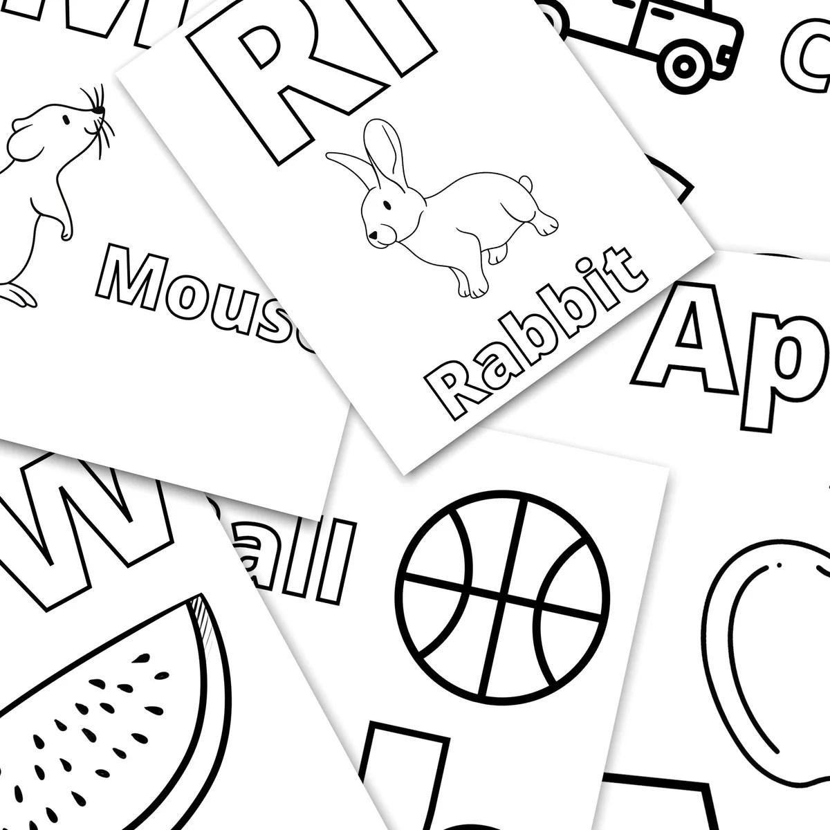 Coloring book pages for kids