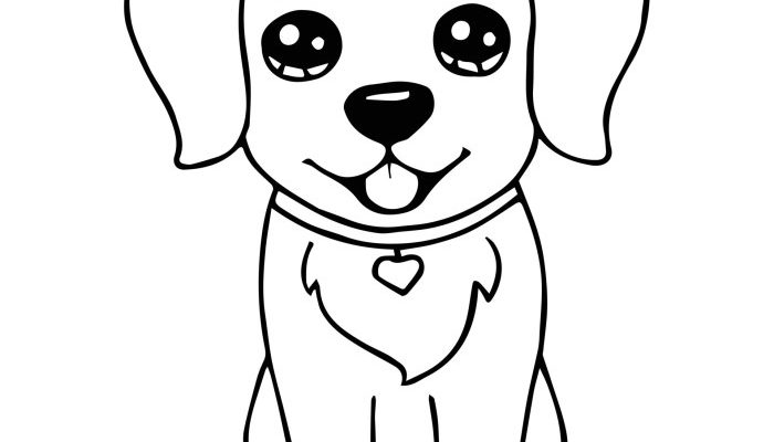 Dog coloring pages for kids