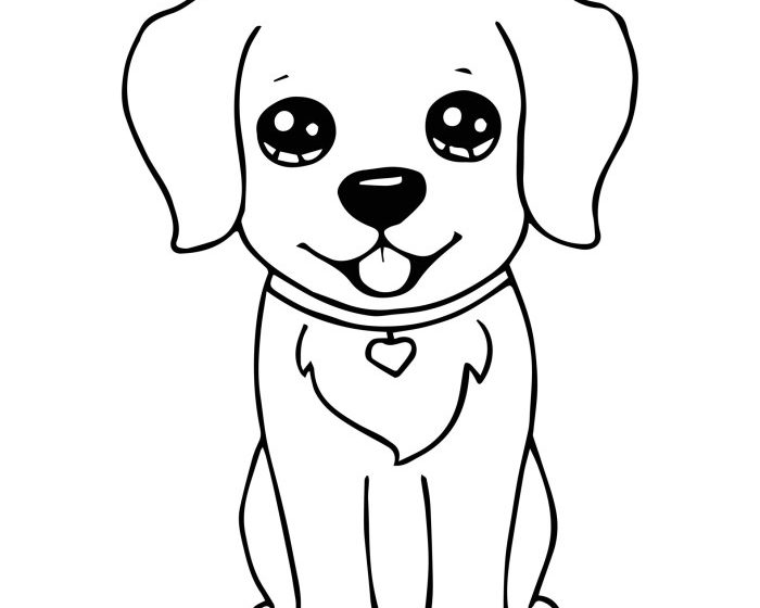 Dog coloring pages for kids